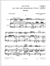 Suite sur des airs populaires grecs - Maurice Emmanuel - Partition